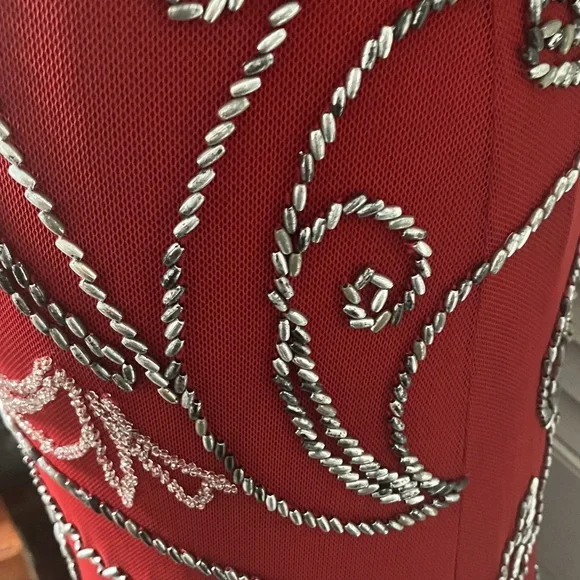 Attitudes by Debra Red Dress - Picture 5 of 16